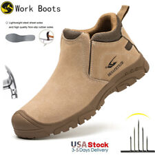Indestructible Boots Mens Safety Work Steel Toe Welding Shoes Comfy Sneakers, used for sale  Shipping to South Africa