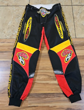 Answer Racing Gary Fisher Pants Red Yellow Black Adult 34 BMX Motocross for sale  Shipping to South Africa