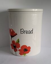 Poppies ceramic bread for sale  Shipping to Ireland