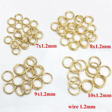 100PCS  3.5MM-10MM DIY Making Jewelry Findings Stainless Steel Jump Rings Gold  for sale  Shipping to South Africa