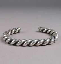 Solid 925 Sterling Silver Cuff Bracelet Adjustable Chunky Bracelets for sale  Shipping to South Africa