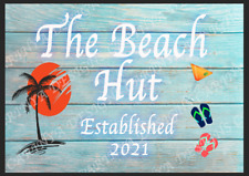 Beach hut personalised for sale  BANBURY