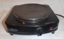 Oster Table Electric Stove 1 Burner Model CKSTSB 100-B Black Hot Plate Tested for sale  Shipping to South Africa