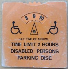 Disabled parking disc for sale  WOKING