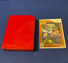 Nintendo Wii Red Console RVL-001 with New Super Mario Galaxy Game Nothing Else for sale  Shipping to South Africa