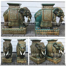 Antik elefanten skulpturen gebraucht kaufen  Furth