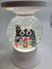 Bath & Body Works 2022 HOLIDAY HOUSE MUSICAL Snow Globe 3 Wick Candle Holder, used for sale  Shipping to South Africa