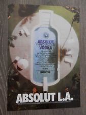 Anuncio impreso de vodka Absolut, Absolut L. A., 1994 segunda mano  Embacar hacia Mexico