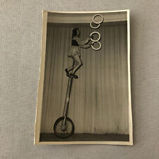 Circus Performer Balancing Act on Unicycle Juggling Photo Photograph Berlin, used for sale  Shipping to South Africa