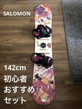 Juego de snowboard Salomon precio determinado para principiantes 142 cm segunda mano  Embacar hacia Argentina