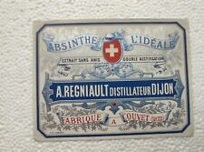 Etiquette absinthe ideale d'occasion  Langres