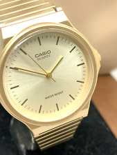 Relógio masculino Casio MQ24G-9E quartzo analógico ouro aço inoxidável 34mm 1330 comprar usado  Enviando para Brazil