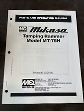 Mikasa multiquip mt75h for sale  Santa Rosa