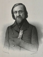 ANTOINE SOMMIER (1812-1866) PORTRAIT GRAVURE 19 ème, né à CUISEAUX, usado segunda mano  Embacar hacia Argentina