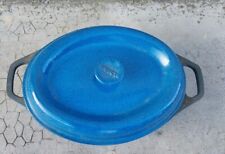 Cocotte ovale bleue d'occasion  Paray-le-Monial