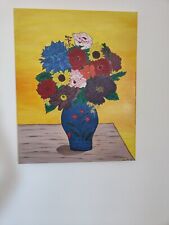 Quadro vaso fiori usato  Troina