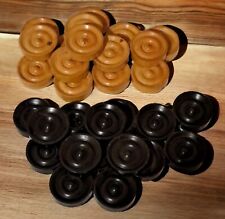wooden backgammon pieces for sale  LONDON