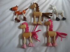 Wooden animals felt for sale  BRIGHTON