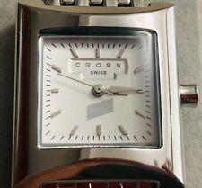 STUNNING Cross Swiss  Women's Ladies WR30m Stainless Steel 27mm Tank Watch NR!! for sale  Shipping to South Africa