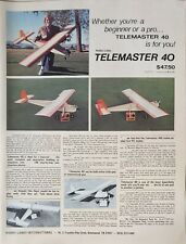 Usado, Telemaster 40 RC Avião Impressão Anúncio Efêmera Arte de Parede Decoração Hobby Lobby comprar usado  Enviando para Brazil