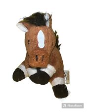 Mini cavalo de pelúcia Blip Toys Whimzy Pets marrom com chama branca 2010 comprar usado  Enviando para Brazil