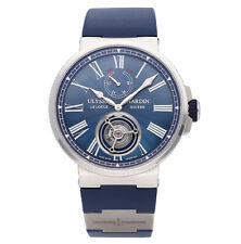 Ulysse Nardin Marine Tourbillon Blue Enamel Dial 43mm Men's Watch 1283-181-3/E3 for sale  Shipping to South Africa