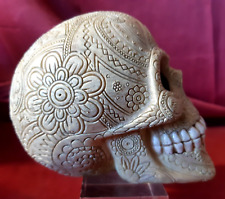 Crâne motifs gravés d'occasion  Frontignan