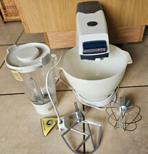 Vintage Kenwood Chef A701A Mixer with Bowl, Attachments, Liquidiser A788, Manual, used for sale  Shipping to South Africa