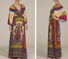 Used, Women Traditional African Print Party Dresses V-neck Beach Long Dress for sale  Shipping to South Africa