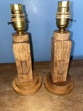 Used, A Pair Of Vintage Turned Wood Table/bedside Lamps Converted From Table Legs for sale  Shipping to South Africa