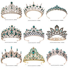 55 Estilos Cristal Verde Reina Princesa Tiara Corona Boda Princesa Para Mujer segunda mano  Embacar hacia Argentina