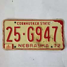 1972 nebraska license for sale  North Stonington