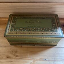 Caja de lata con bisagras Schrafft's D'Or elegante vintage Nueva York Boston segunda mano  Embacar hacia Argentina