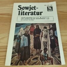 Sowjetliteratur heft 1986 gebraucht kaufen  Berlin