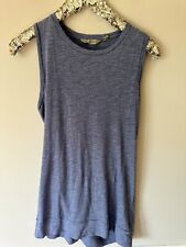 Athleta Siro Twist Open Back Athletic Tank Top Heather Blue Size Small for sale  Shipping to South Africa