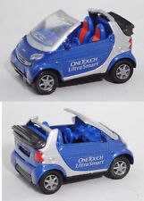 Siku Super 1042 smart fortwo cabrio, ONETOUCH/UltraSmart, modello pubblicitario, circa 1:5 usato  Spedire a Italy