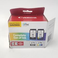 Cartucho de Tinta Genuíno Canon 275/276 B/C - Para Configuração Impressora TS4722 3522, usado comprar usado  Enviando para Brazil