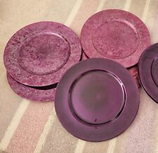 purple charger plates for sale  SANDY