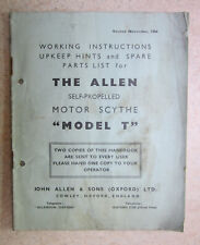 Allen motor scythe for sale  UK