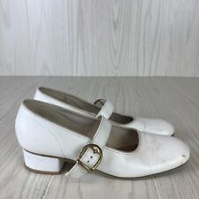Usado, Sapato de dança Promenade feminino salto branco tamanho 7 M comprar usado  Enviando para Brazil