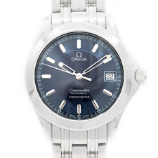 Relógio masculino automático OMEGA Seamaster 120 2501.81 data azul marinho aço comprar usado  Enviando para Brazil