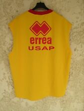 Maillot rugby training USAP PERPIGNAN porté ERREA shirt camiseta jaune XL, occasion d'occasion  Nîmes