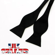 Black satin plain for sale  LONDON