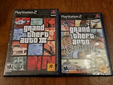 Grand Theft Auto (PlayStation 2, PS2) GTA 3 III e San Andreas comprar usado  Enviando para Brazil