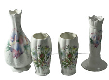 Set of 4 Vintage Aynsley Bone China Ornaments, Vases (E50), Decorative, used for sale  Shipping to South Africa