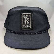 Rolls Royce Vintage Cuerda Años 80 Snapback Sombrero Gorra Lujo Coche Aviación segunda mano  Embacar hacia Argentina