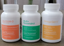 Multivitamínico Immunotec Daily Essentials + Resveratrol, Omega Gen V e Cálcio D comprar usado  Enviando para Brazil