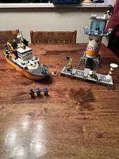 LEGO CITY: Barco de patrulla y torre de la Guardia Costera (7739) - incompleto (consulta el desc) segunda mano  Embacar hacia Argentina