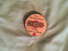Vintage Circular Tin - Zubes For Throat & Chest Defy Cold and Damp F W Hampshire for sale  Shipping to South Africa