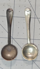 Used, Vintage Lot of 2 Nevada Silver D&A 2-3/8" Small Condiment Sugar Salt Spoon for sale  Shipping to South Africa